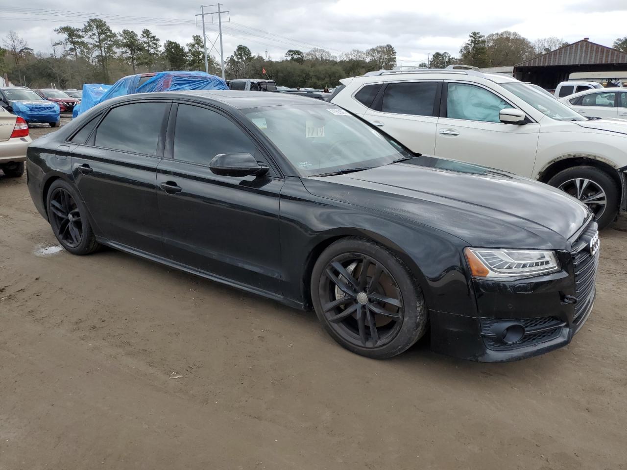 2017 Audi A8 VIN WAU43AFD3HN017492 Copart auction photo, water/flood damage thumbnail 4