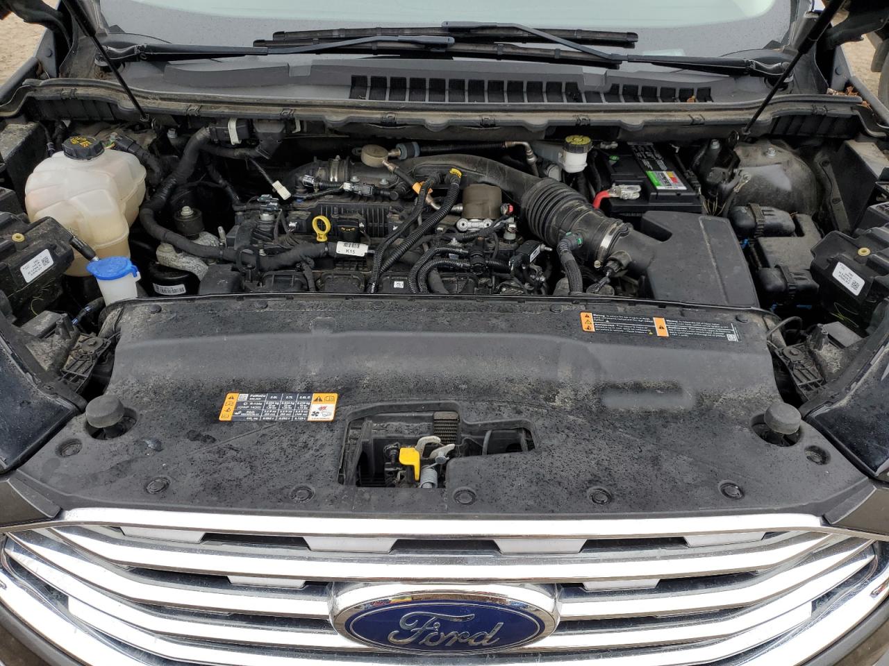 2019 Ford Edge VIN 2FMPK3J93KBB46607 Copart auction photo, side damage thumbnail 13
