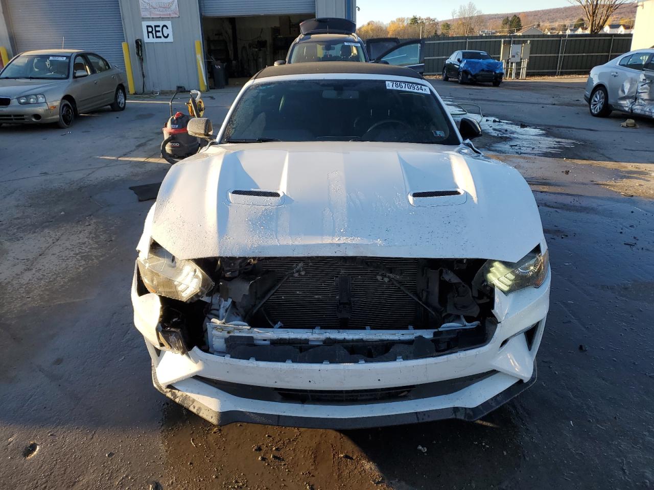 2020 Ford Mustang VIN 1FATP8UH5L5137682 Copart auction photo, side damage thumbnail 5