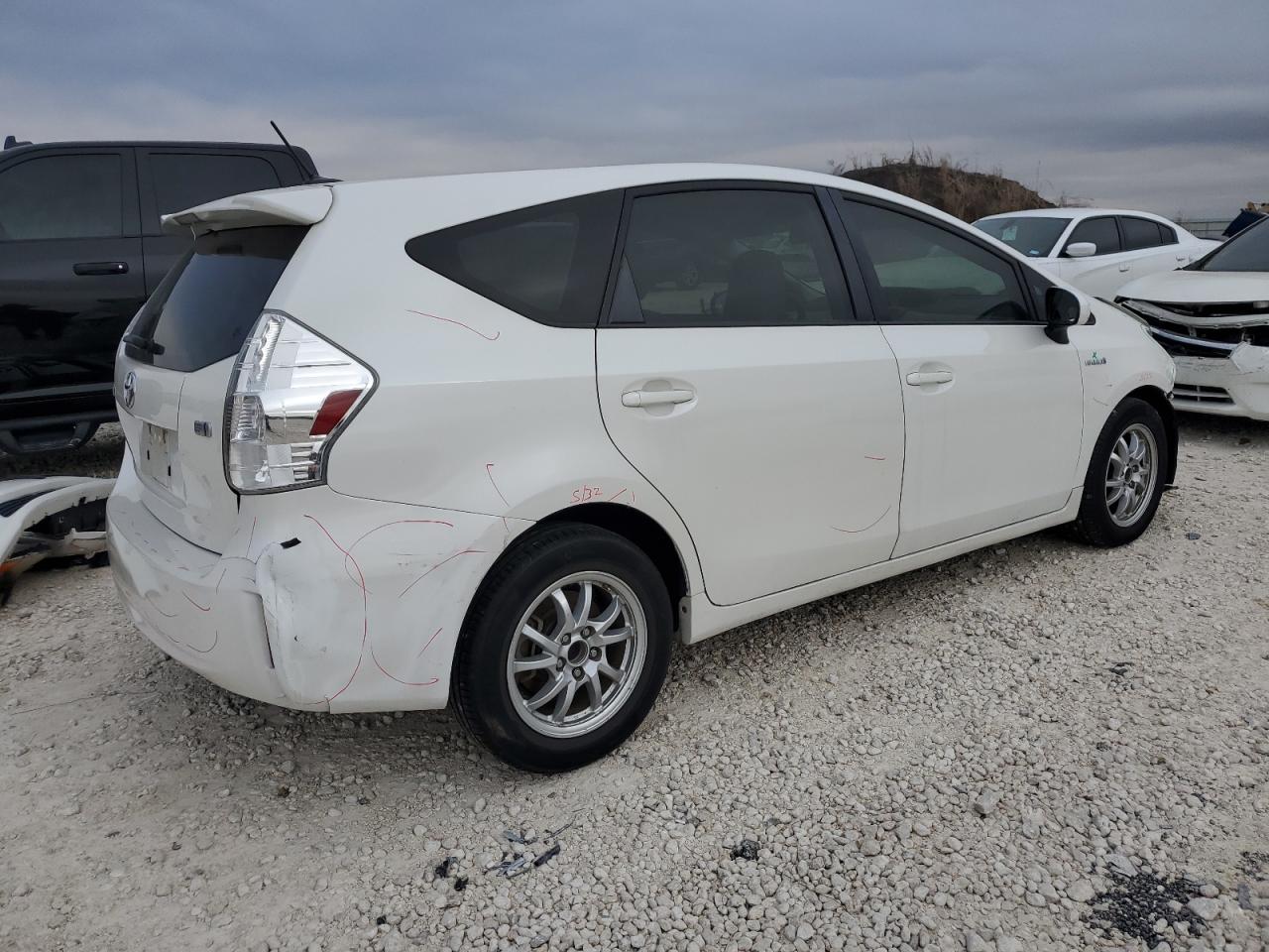 2012 Toyota Prius VIN JTDZN3EU0C3081851 Copart auction photo, all over damage thumbnail 3