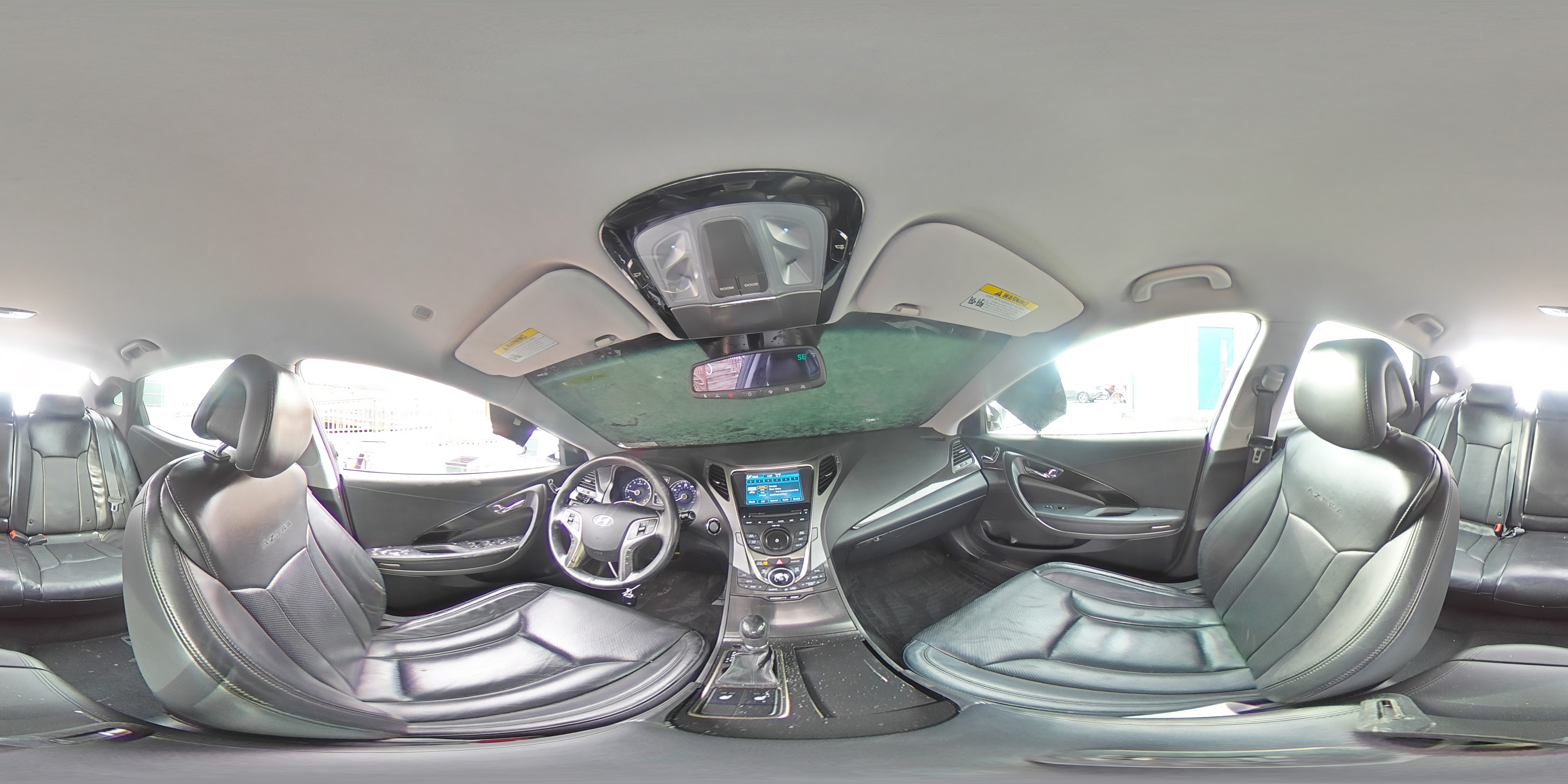 2013 Hyundai Azera VIN KMHFG4JG3DA202044 Copart auction photo, top/roof damage thumbnail 14