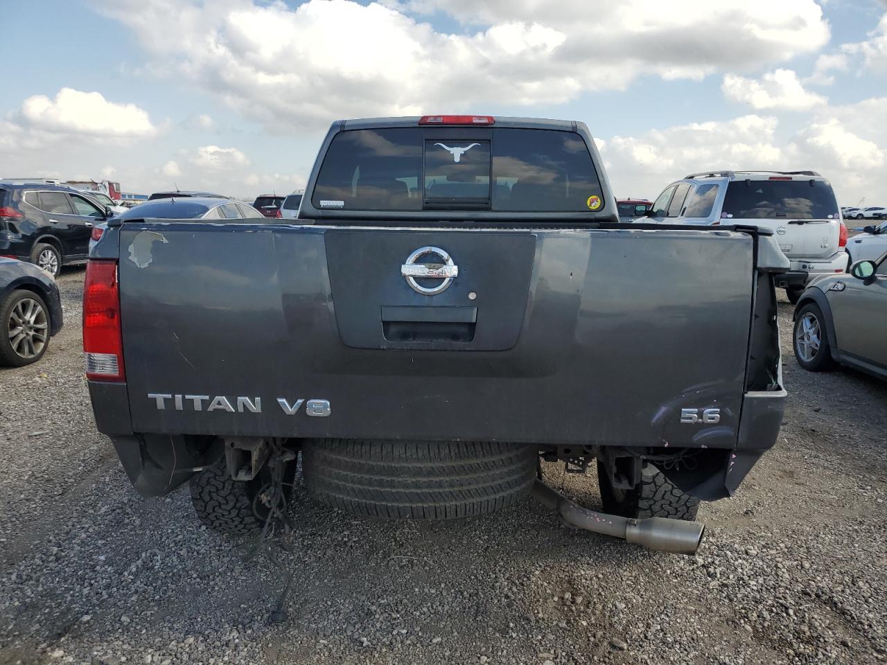 2004 Nissan Titan VIN 1N6AA06A14N518531 Copart auction photo, rear end damage thumbnail 6