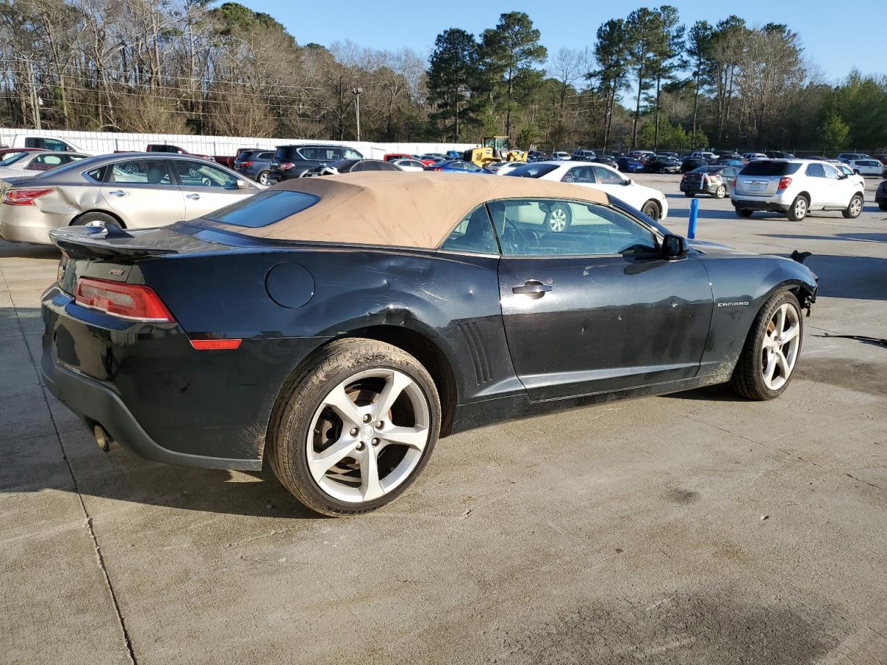 2015 Chevrolet Camaro VIN 2G1FD3D36F9276629 Copart auction photo, front end damage thumbnail 3