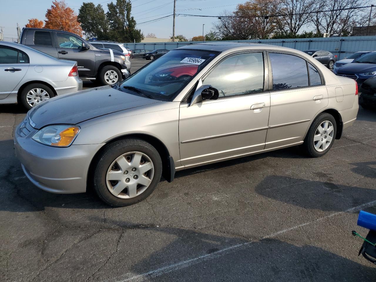 2001 Honda Civic VIN 1HGES26731L051641