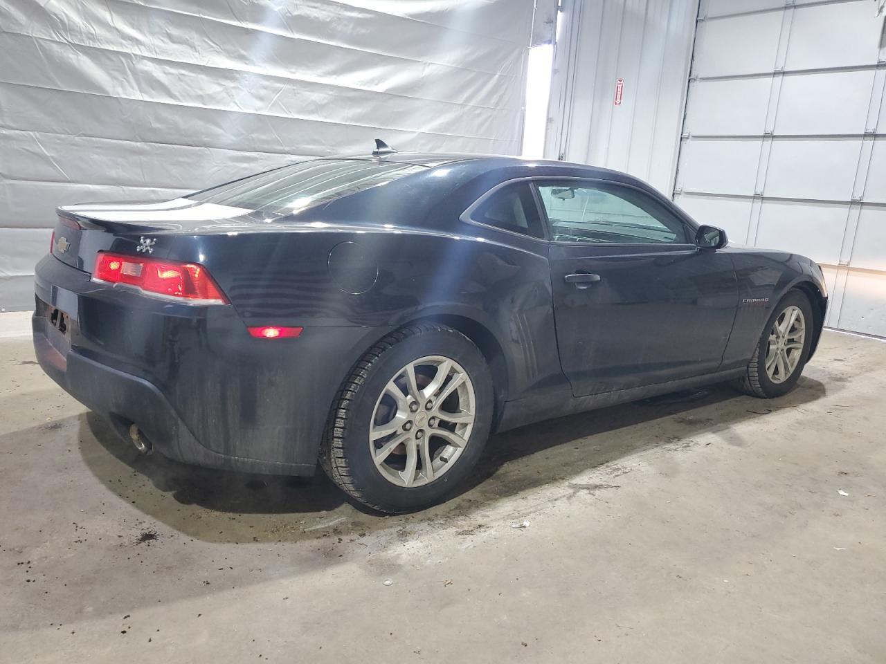 2014 Chevrolet Camaro VIN 2G1FE1E38E9319804 Copart auction photo, front end / side damage thumbnail 3