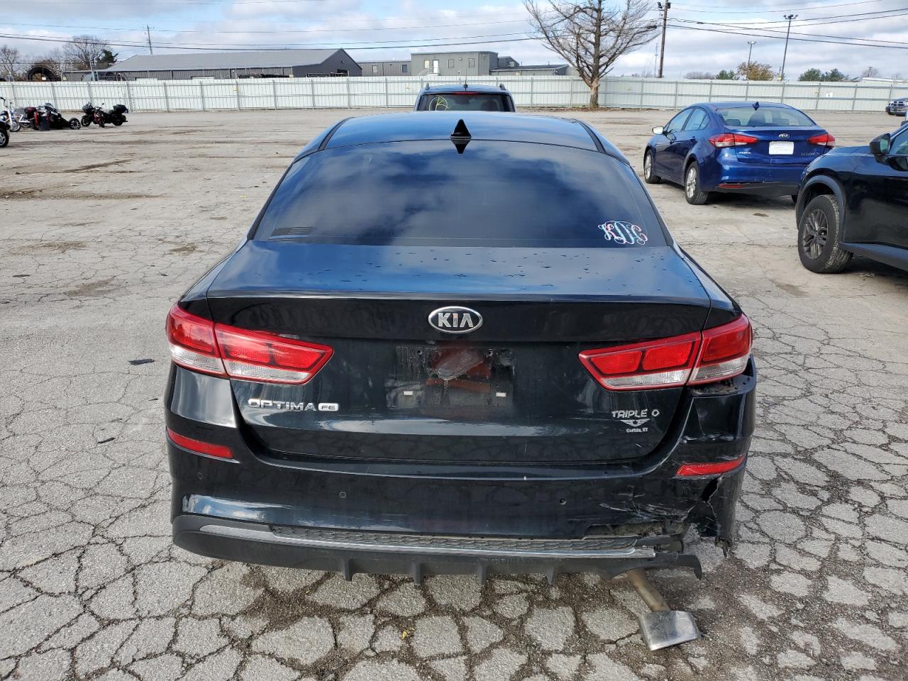2019 KIA Optima VIN 5XXGT4L3XKG344987 Copart auction photo, rear end / front end damage thumbnail 6