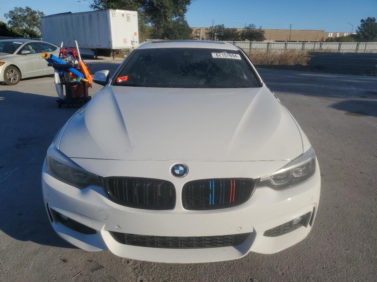 2018 BMW 4er VIN WBA4J1C50JBG76059 Copart auction photo, side / rear end damage thumbnail 5