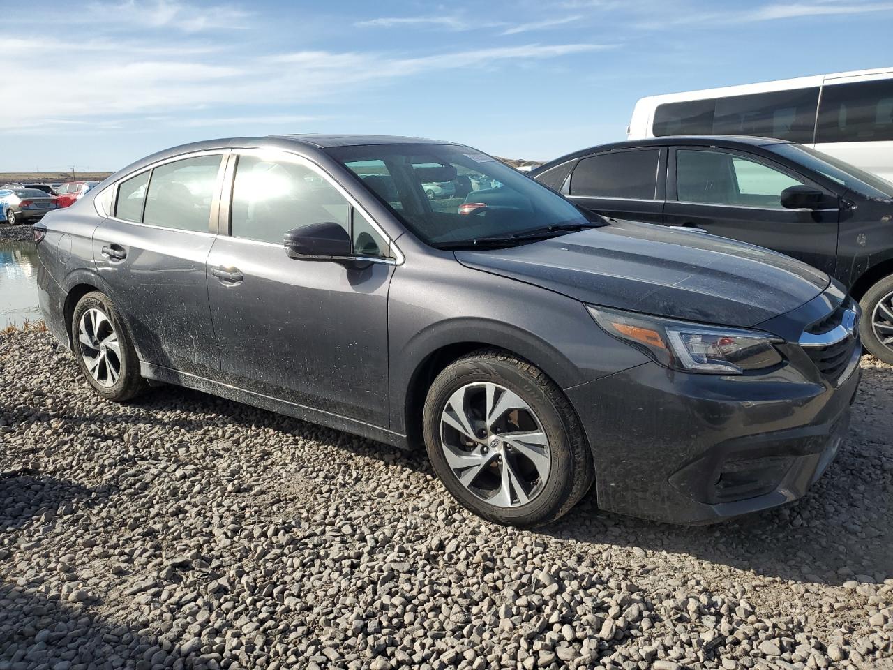2020 Subaru Legacy VIN 4S3BWAE65L3032603 Copart auction photo, side damage thumbnail 4