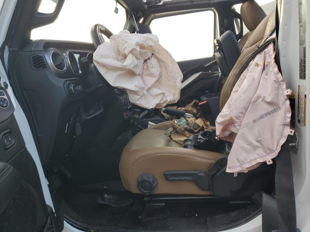 2021 Jeep Wrangler VIN 1C4HJXFG1MW759580 Copart auction photo, rollover damage thumbnail 7
