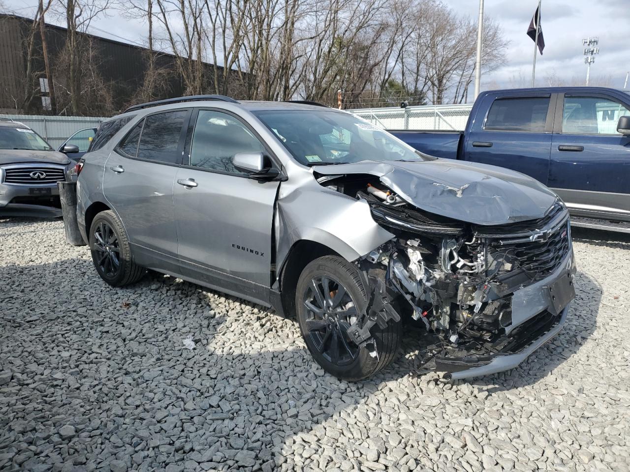 2023 Chevrolet Equinox VIN 3GNAXWEG9PS162714 Copart auction photo, front end damage thumbnail 4