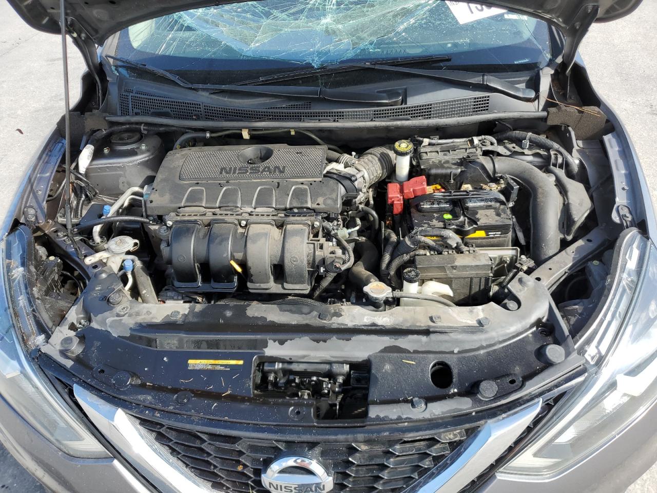 2018 Nissan Sentra VIN 3N1AB7AP3JY224781 Copart auction photo, all over damage thumbnail 13