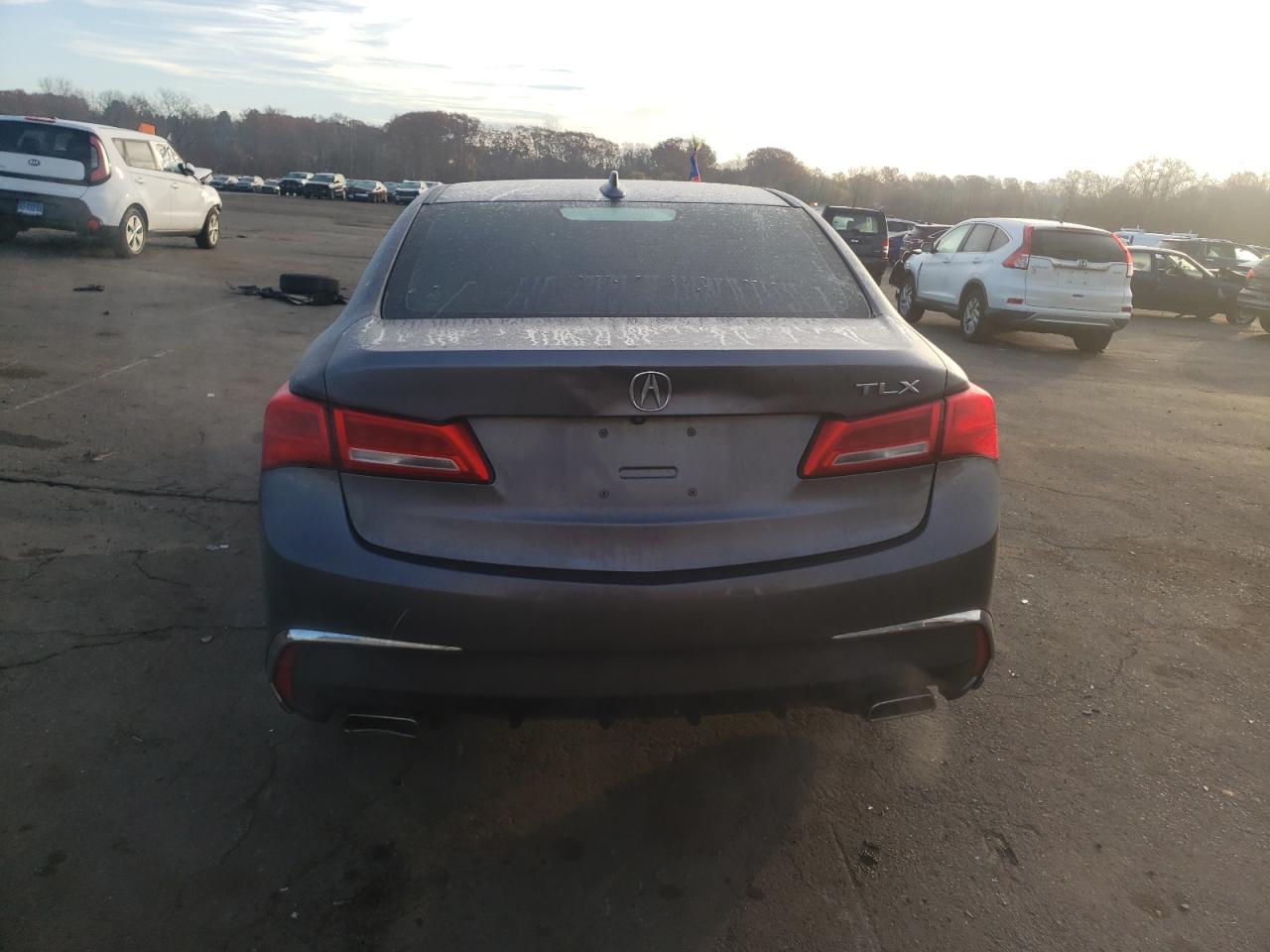 2018 Acura TLX VIN 19UUB2F58JA003820 Copart auction photo, front end / side damage thumbnail 6