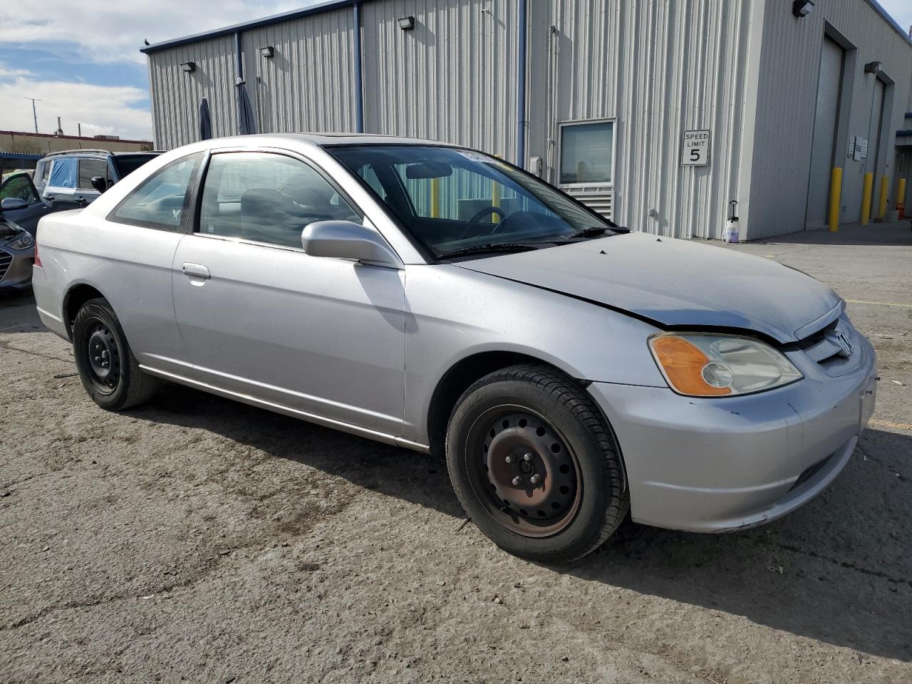 2001 Honda Civic VIN 1HGEM22901L109402 Copart auction photo, side damage thumbnail 4