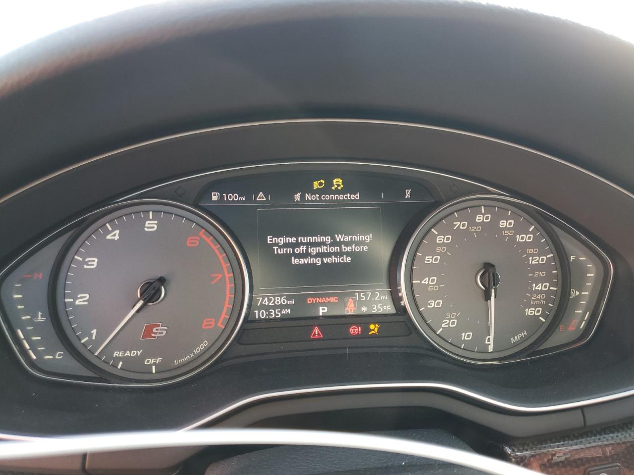 2018 Audi RS4 VIN WAUB4AF45JA146299 Copart auction photo, front end damage thumbnail 9
