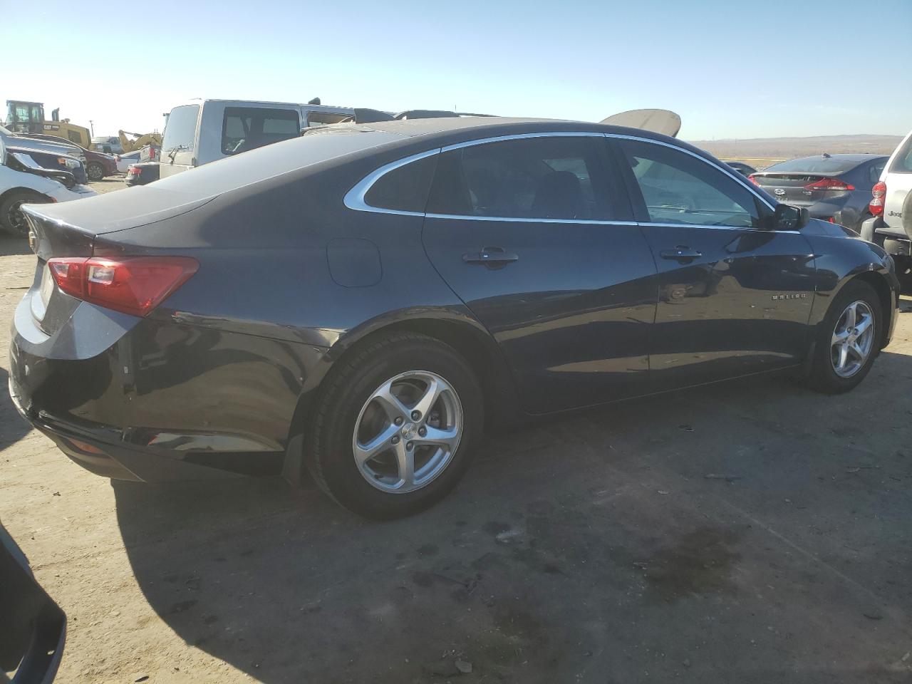 2017 Chevrolet Malibu VIN 1G1ZB5ST0HF281224 Copart auction photo, rear end damage thumbnail 3