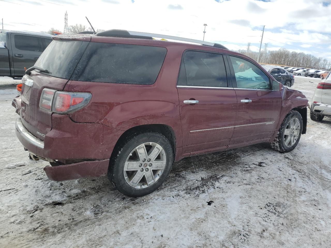 2015 GMC Acadia VIN 1GKKVTKD1FJ111241 Copart auction photo, front end / rear end damage thumbnail 3