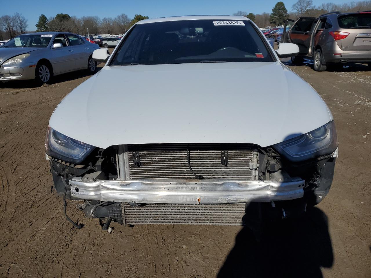 2016 Audi A4 VIN WAUFFAFL8GN018045 Copart auction photo, side / front end damage thumbnail 5