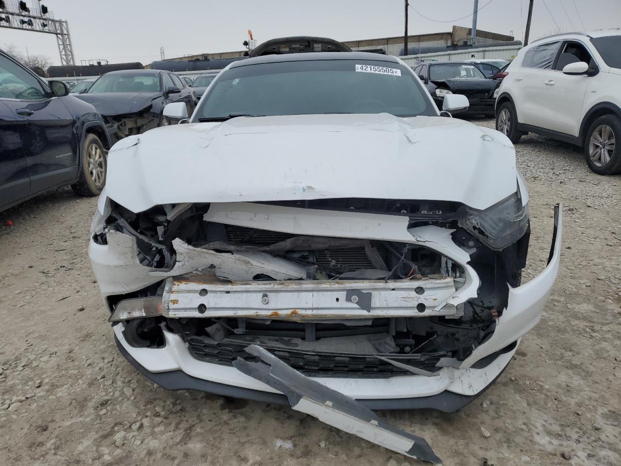 2015 Ford Mustang VIN 1FA6P8TH4F5321109 Copart auction photo, front end damage thumbnail 5