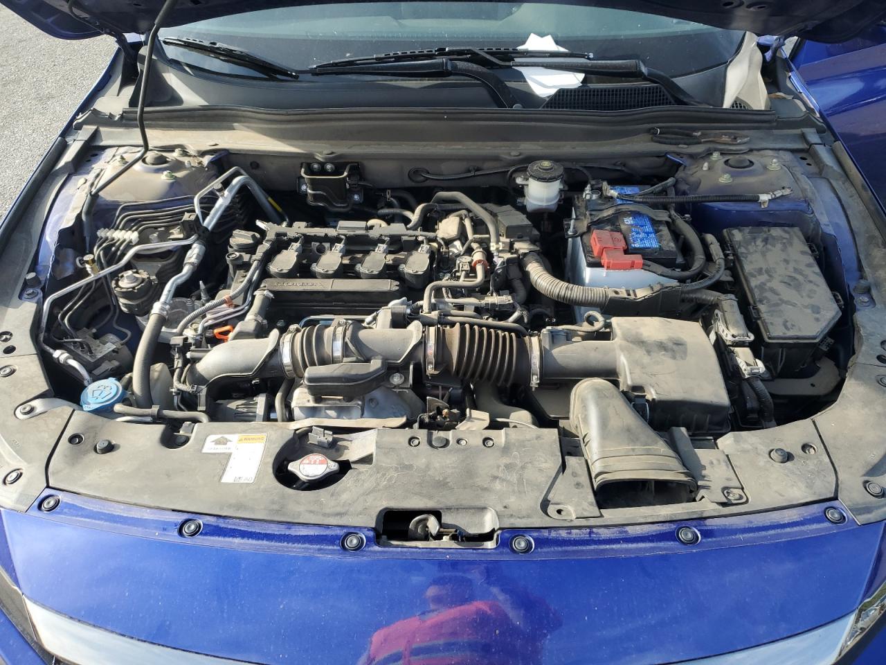 2022 Honda Accord VIN 1HGCV1F36NA010816 Copart auction photo, rear end damage thumbnail 12
