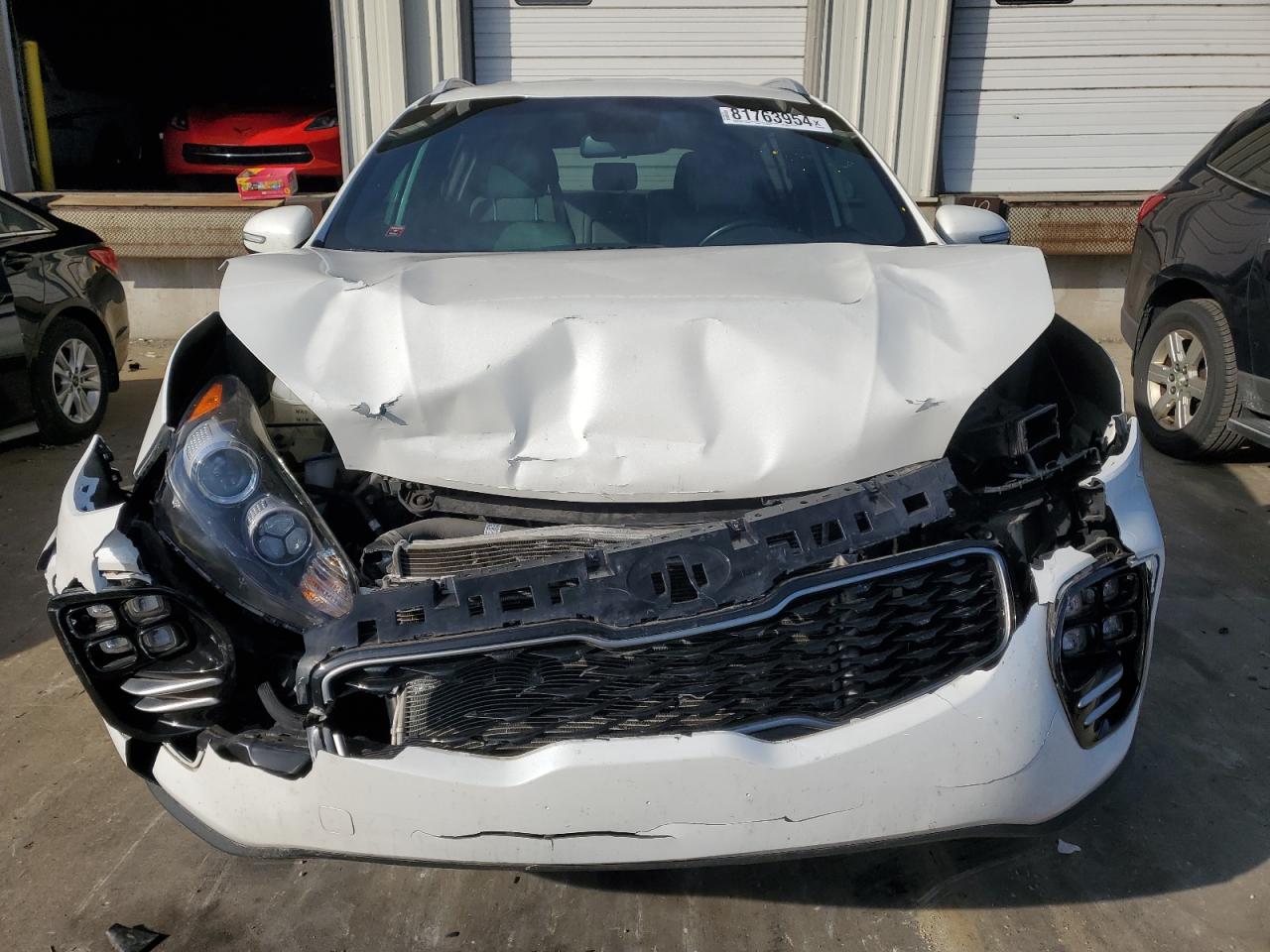 2019 KIA Sportage VIN KNDPNCAC5K7578275 Copart auction photo, front end damage thumbnail 5
