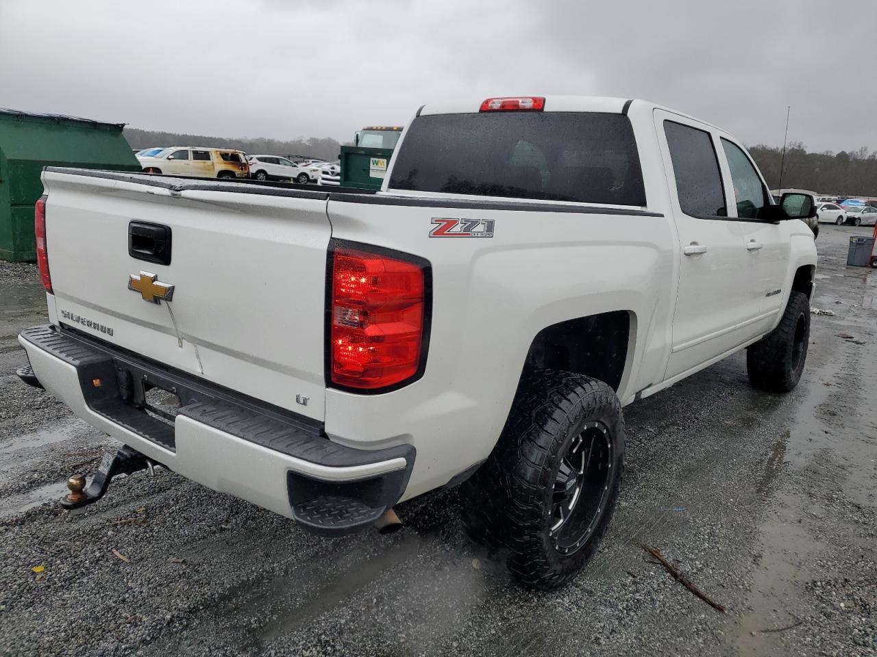 2016 Chevrolet Silverado VIN 3GCUKREC4GG368884 Copart auction photo, front end / rear end damage thumbnail 3