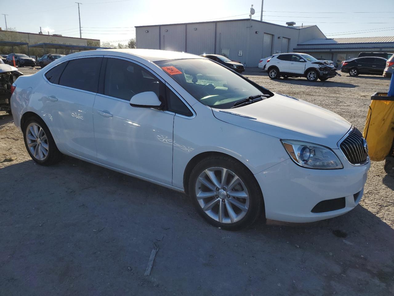 2015 Buick Verano VIN 1G4PP5SK3F4194445 Copart auction photo, side / front end damage thumbnail 4