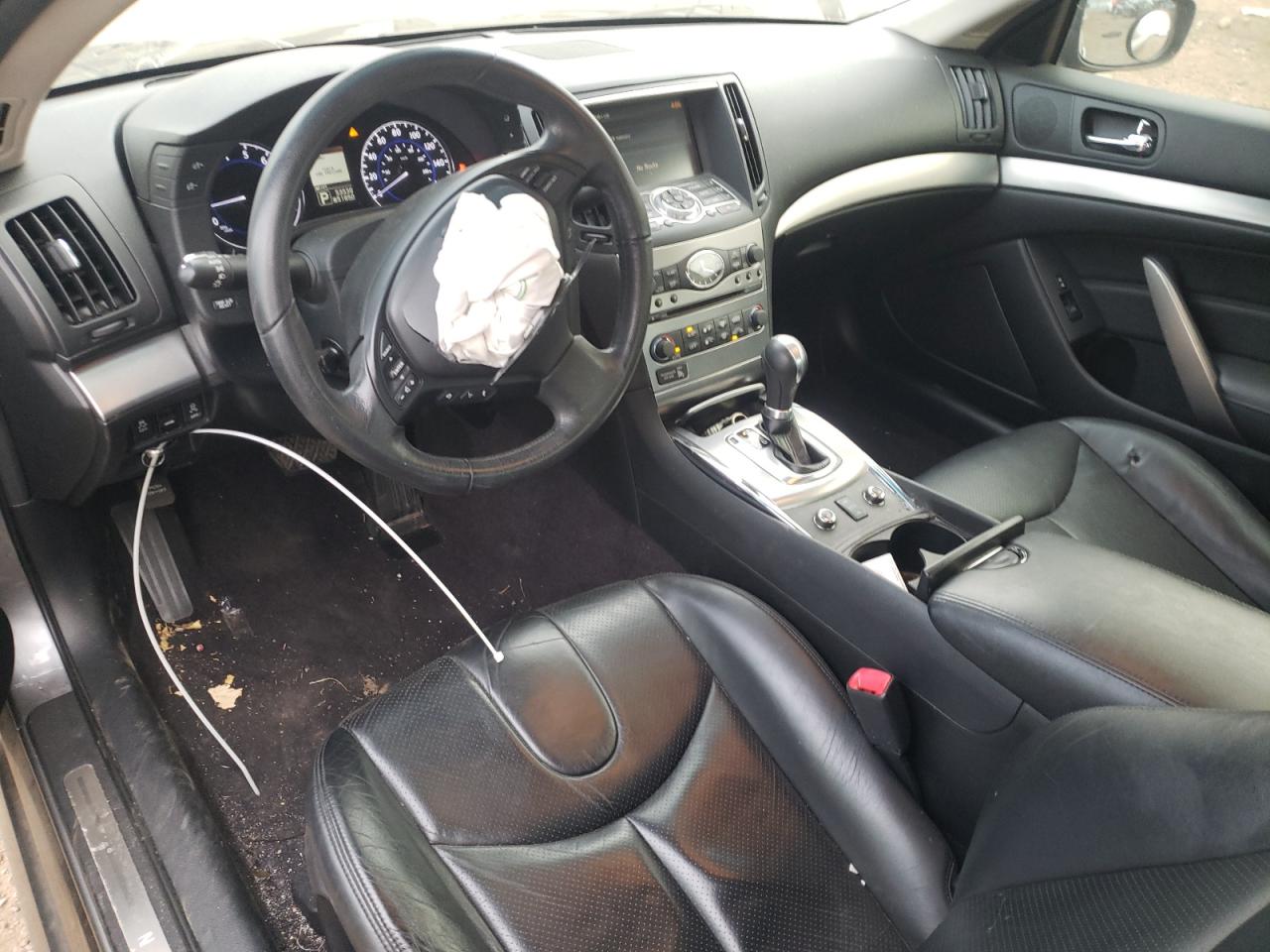 2011 Infiniti G VIN JN1CV6EL8BM260827 Copart auction photo, front end / side damage thumbnail 8
