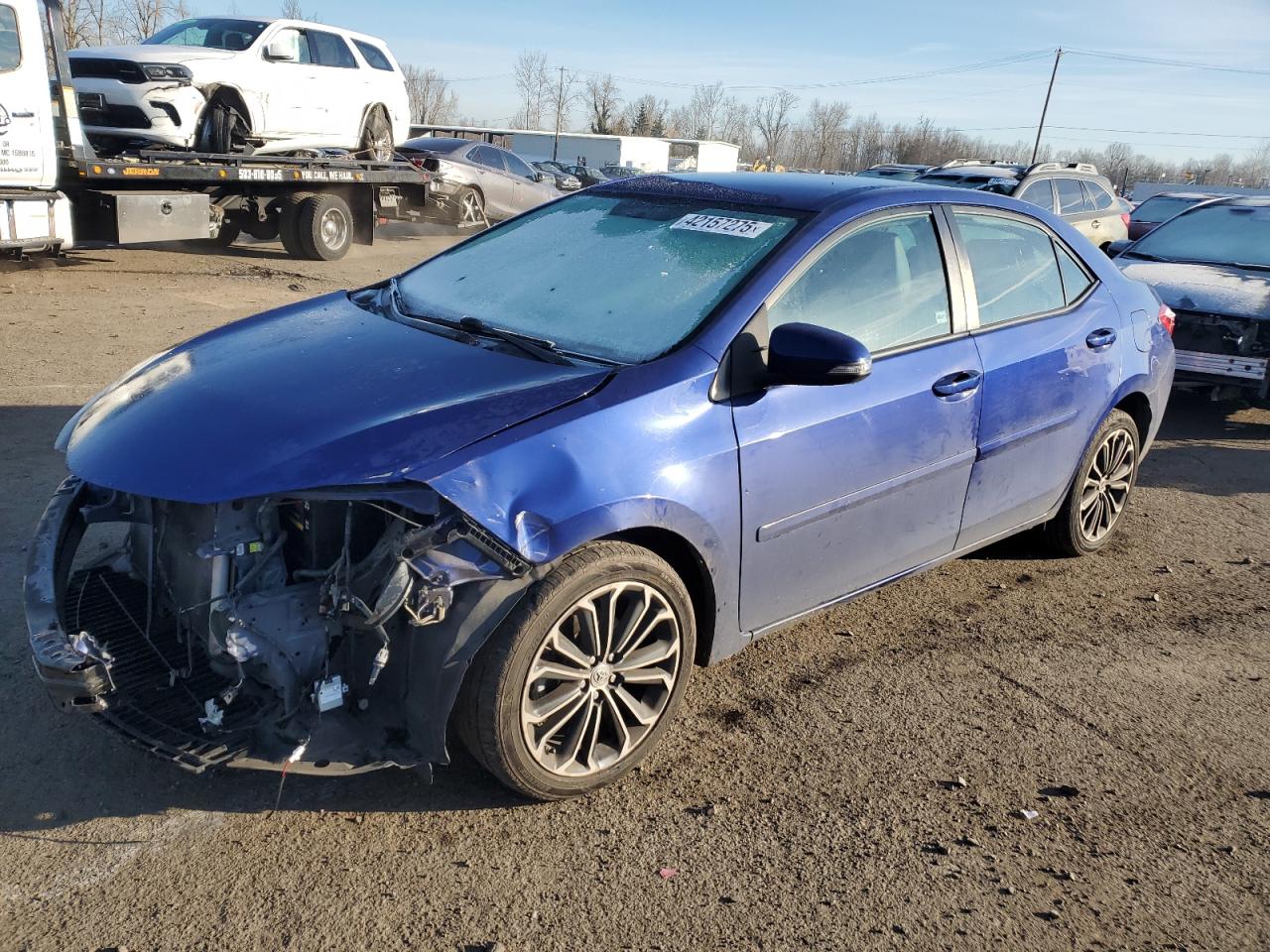 2015 Toyota Corolla VIN 2T1BURHE7FC268317
