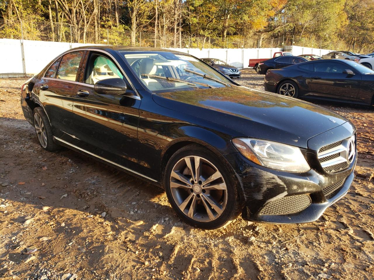 2016 Mercedes-Benz C-klasse VIN 55SWF4JB8GU154773 Copart auction photo, side / minor dent/scratches damage thumbnail 4