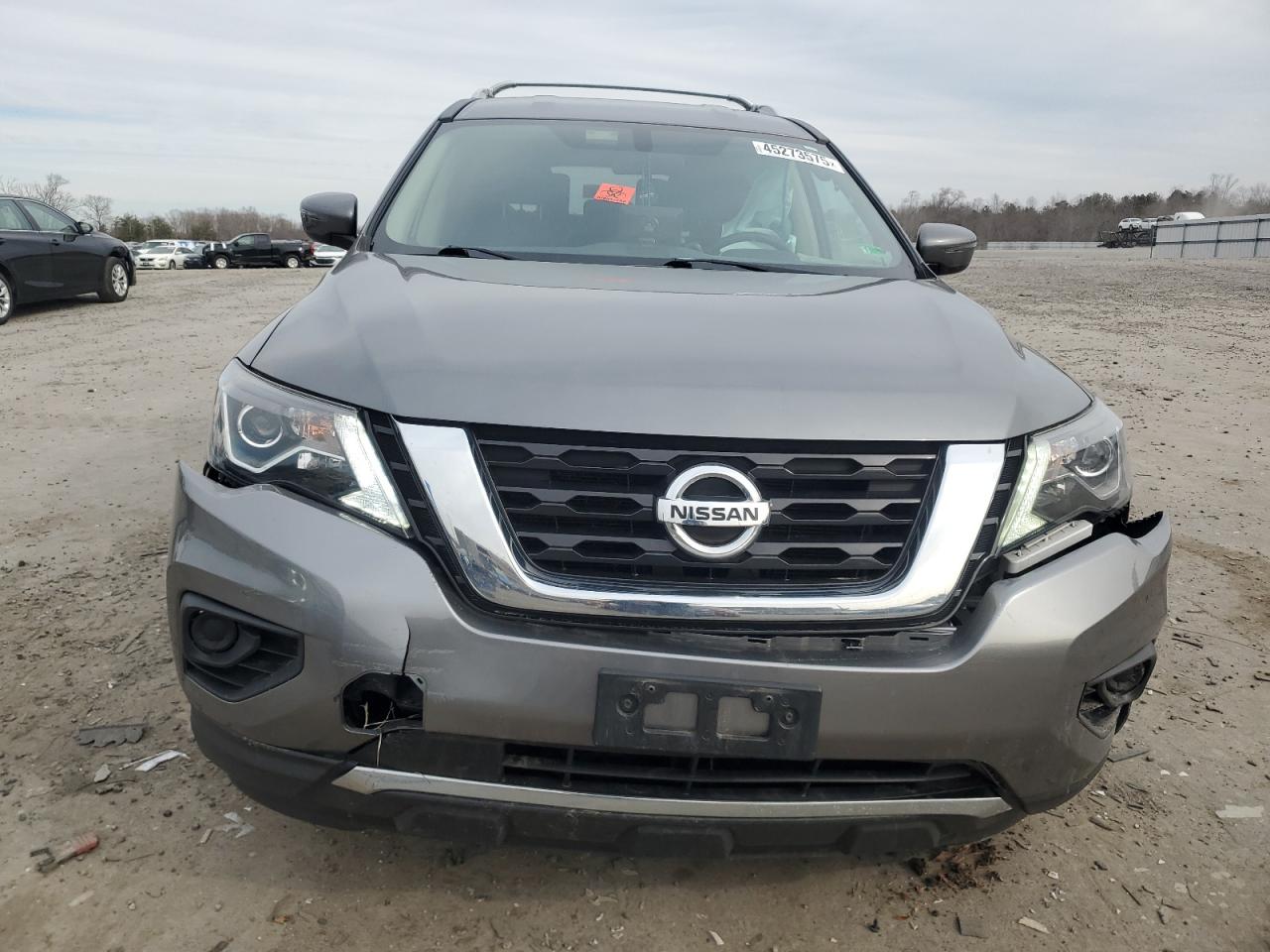 2020 Nissan Pathfinder VIN 5N1DR2AM5LC640529 Copart auction photo, front end / side damage thumbnail 5