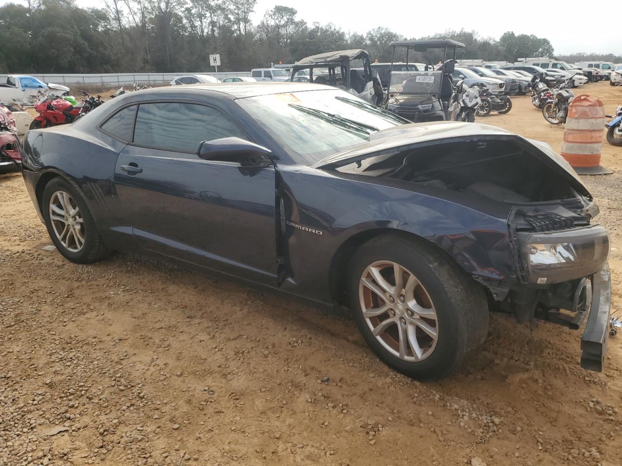 2015 Chevrolet Camaro VIN 2G1FB1E38F9172488 Copart auction photo, front end / rear end damage thumbnail 4