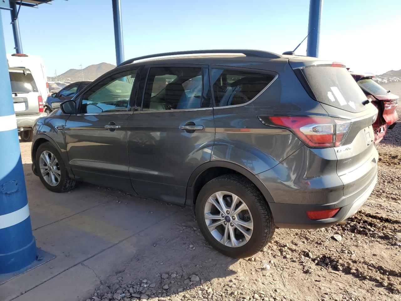 2017 Ford Escape VIN 1FMCU0GD1HUA95033 Copart auction photo, front end damage thumbnail 2