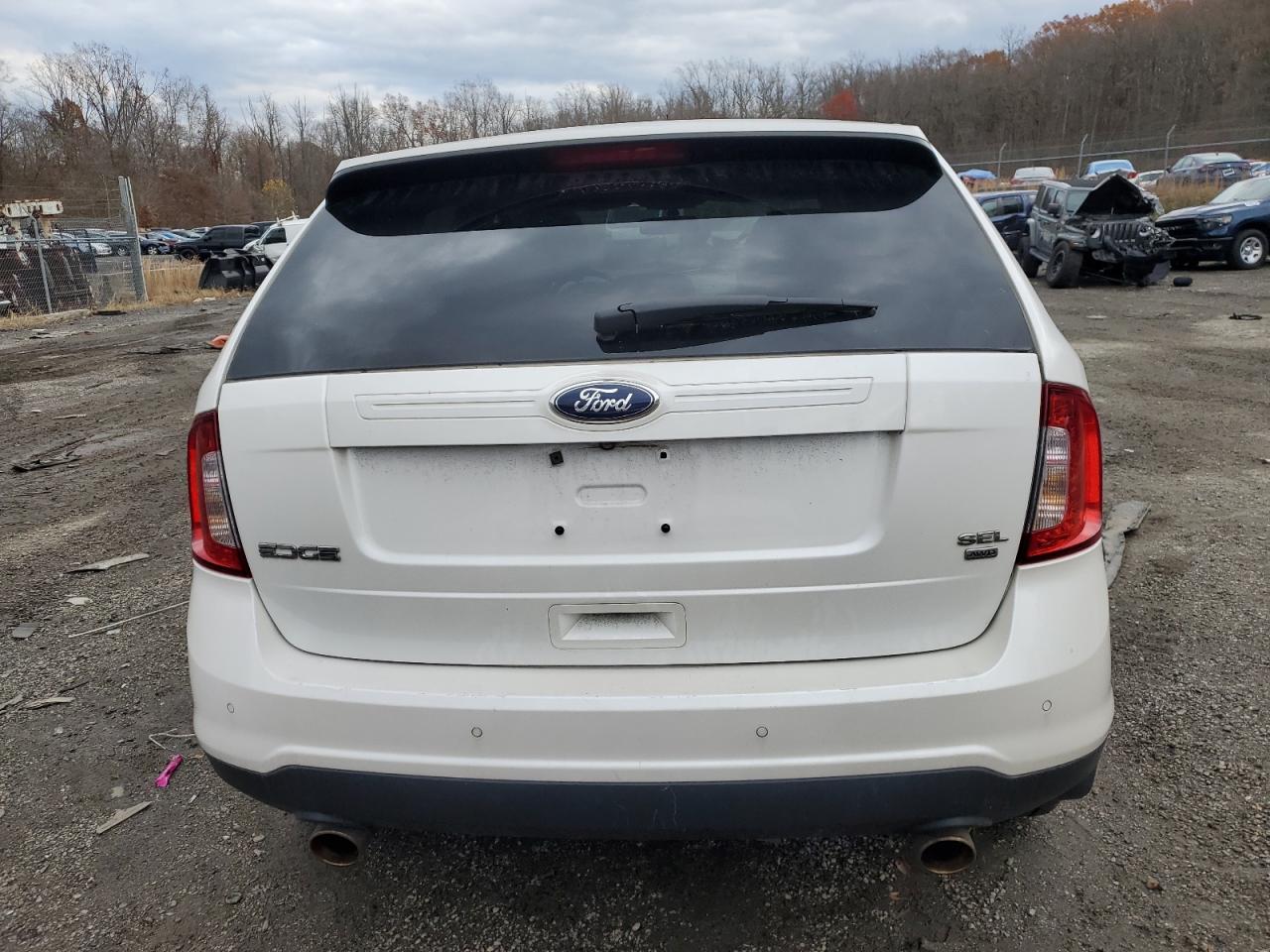 2014 Ford Edge VIN 2FMDK4JC4EBA15890 Copart auction photo, front end damage thumbnail 6