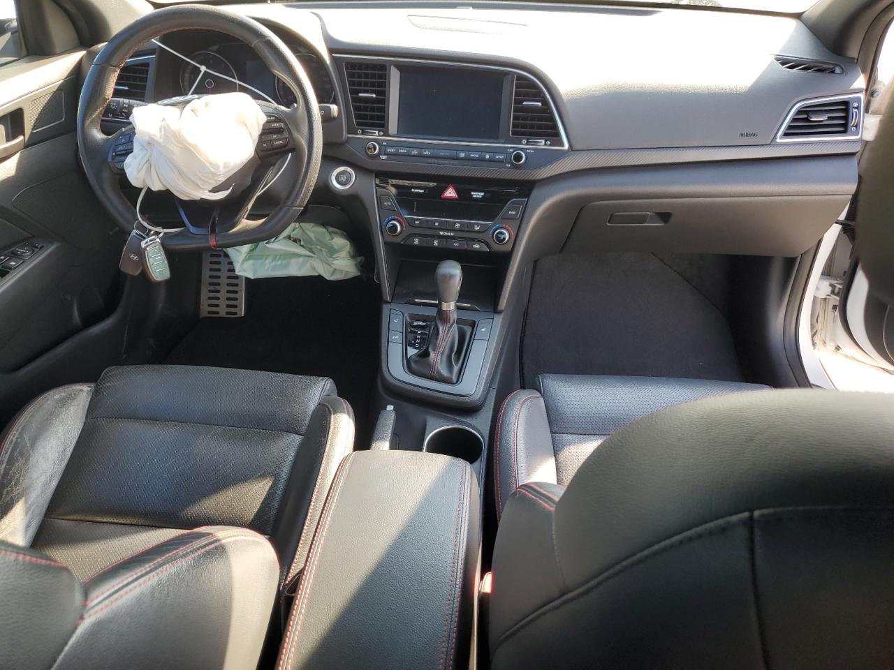 2017 Hyundai Elantra VIN KMHD04LB4HU292001 Copart auction photo, front end damage thumbnail 8