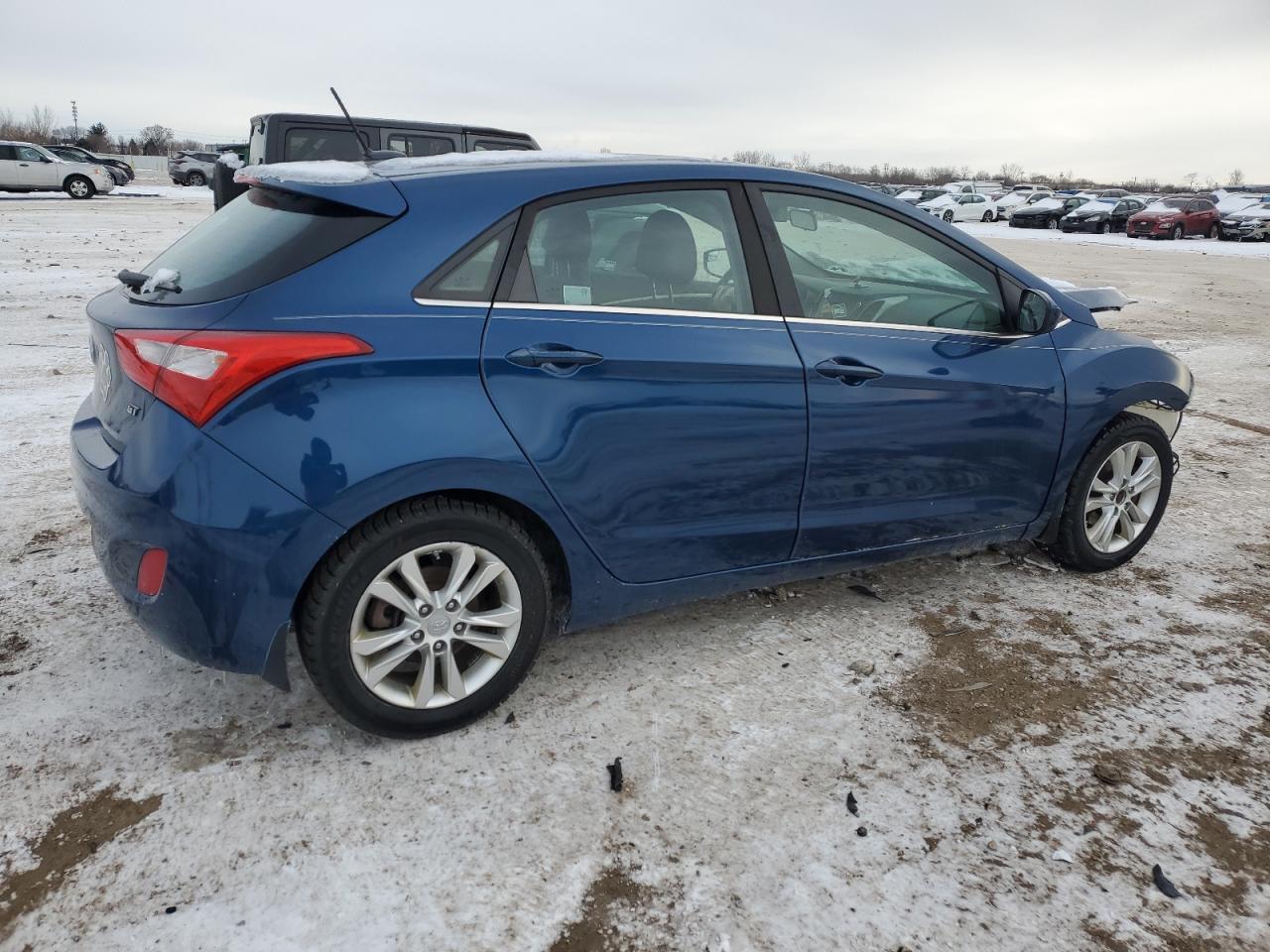 2014 Hyundai Elantra VIN KMHD35LH4EU219062 Copart auction photo, front end damage thumbnail 3