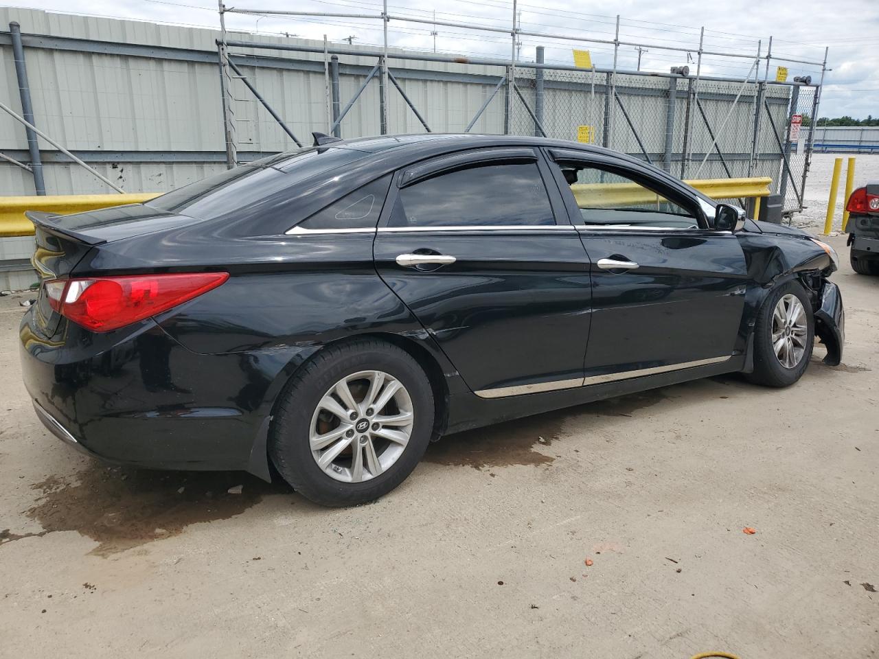 2013 Hyundai Sonata VIN 5NPEB4AC4DH547989 Copart auction photo, front end / side damage thumbnail 3