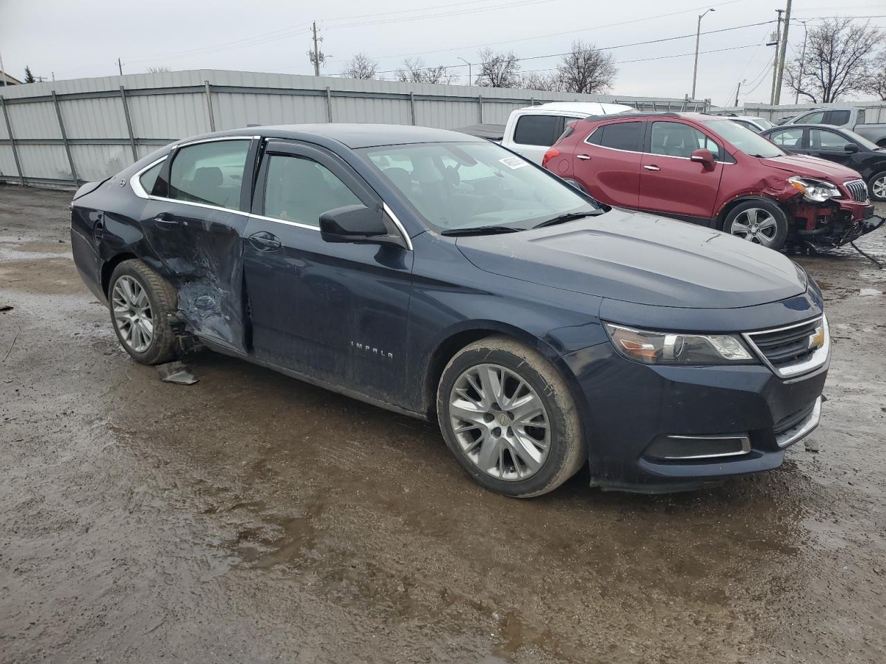 2015 Chevrolet Impala VIN 2G11X5SL8F9173244 Copart auction photo, side / rear end damage thumbnail 4