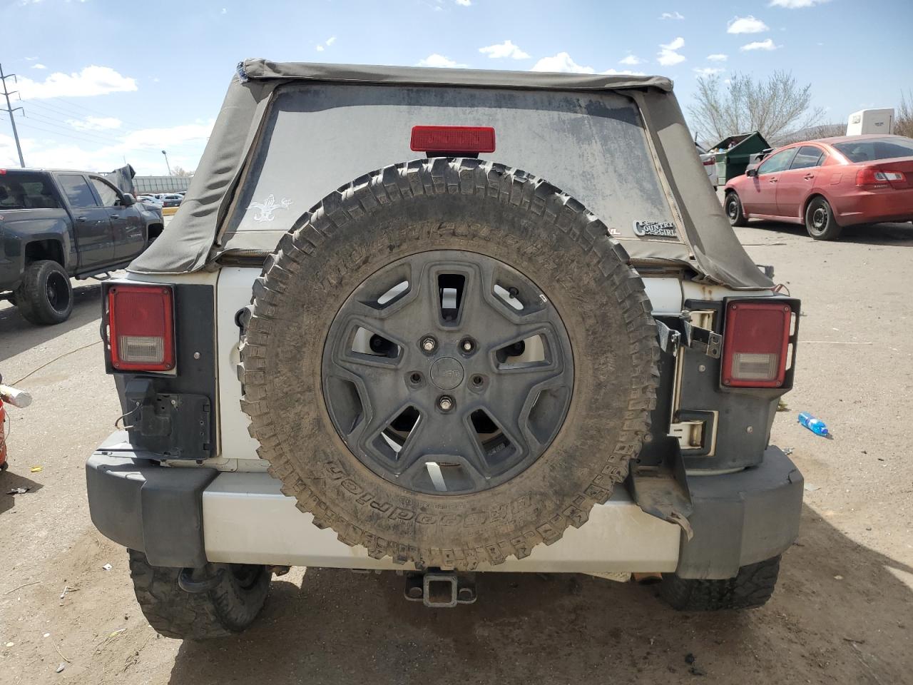 2013 Jeep Wrangler VIN 1C4BJWEG9DL588029 Copart auction photo, front end / side damage thumbnail 6