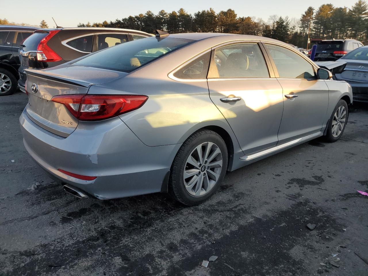 2017 Hyundai Sonata VIN 5NPE34AF2HH541394 Copart auction photo, front end / minor dent/scratches damage thumbnail 3