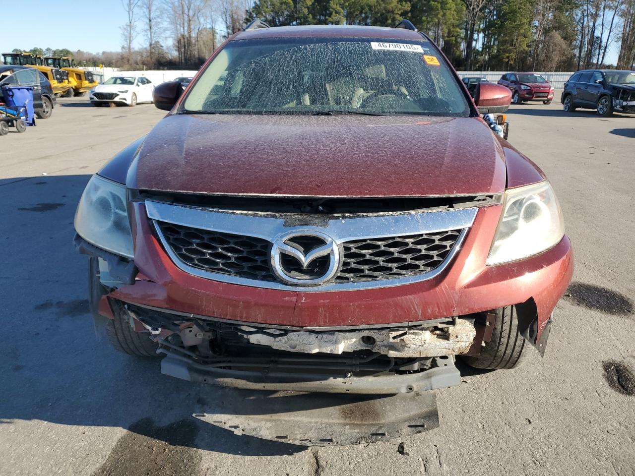 2012 Mazda CX-9 VIN JM3TB2CA6C0366418 Copart auction photo, front end / rear end damage thumbnail 5