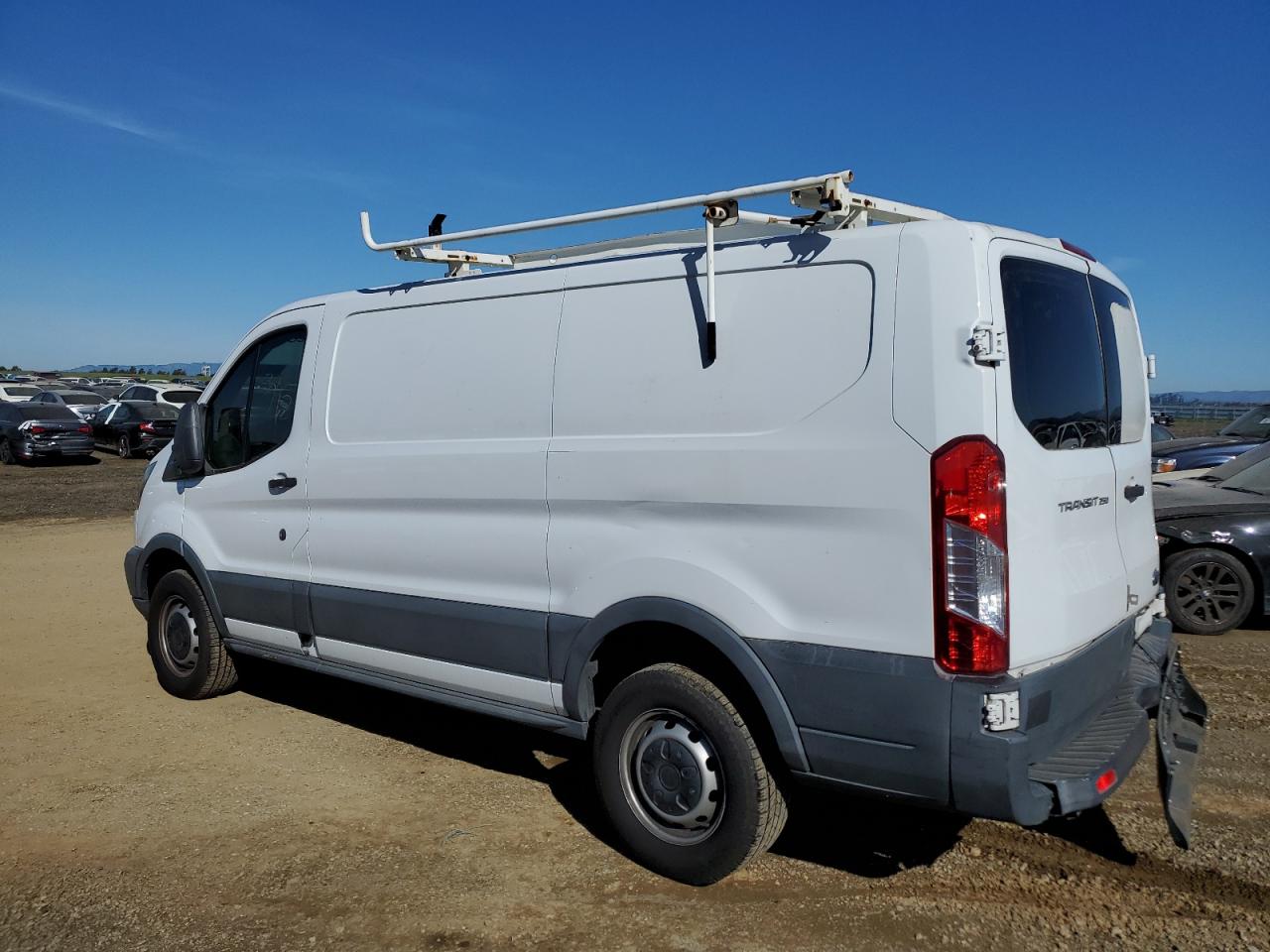 2015 Ford Transit VIN 1FTNR1YM5FKA86654 Copart auction photo, rear end damage thumbnail 2