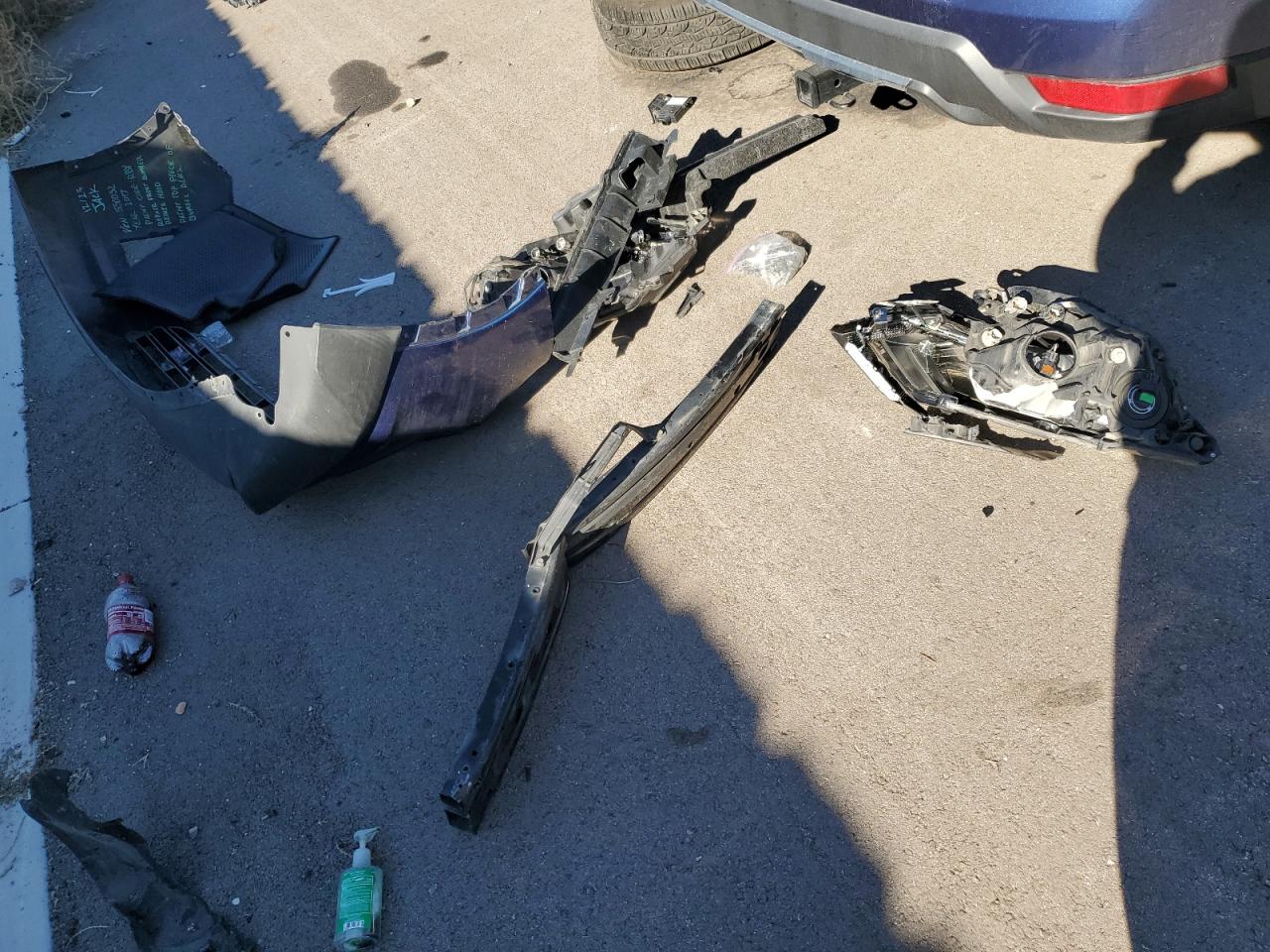 2017 Nissan Rogue VIN KNMAT2MT1HP550032 Copart auction photo, front end damage thumbnail 14