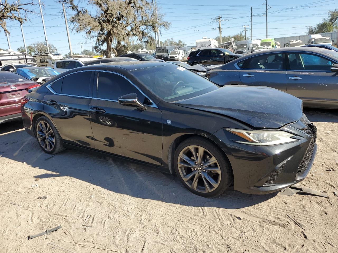 2019 Lexus ES VIN 58ABZ1B18KU047836 Copart auction photo, front end damage thumbnail 4