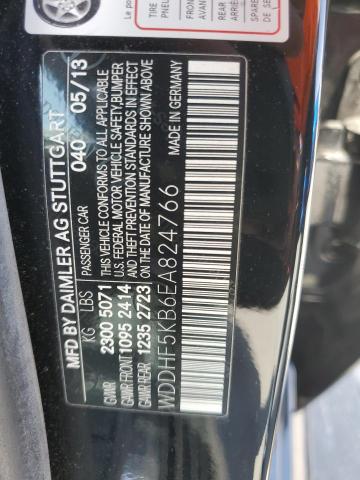 2014 Mercedes-Benz E-klasse VIN WDDHF5KB6EA824766 Copart auction photo, rear end damage thumbnail 12