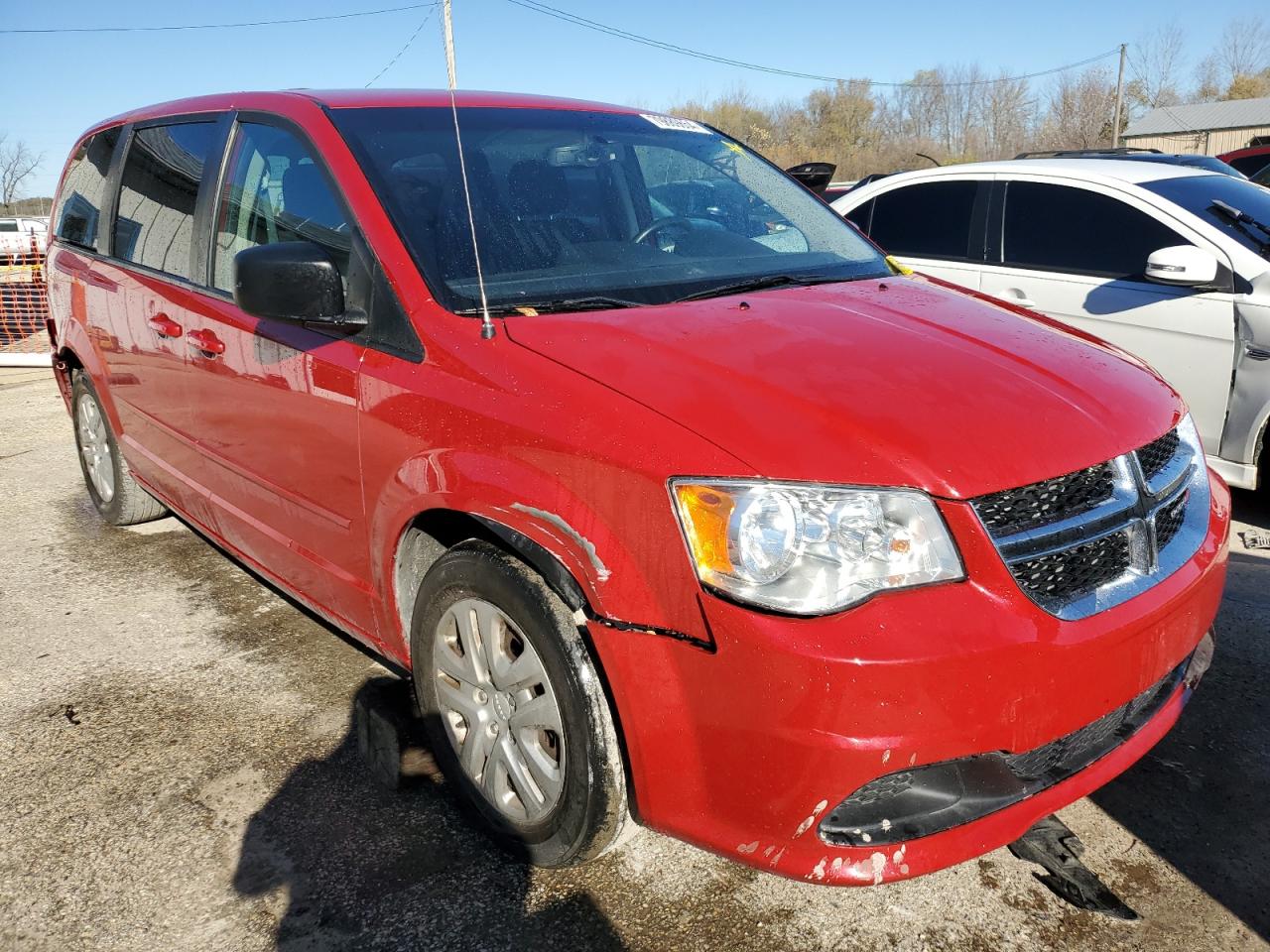 2016 Dodge Caravan VIN 2C4RDGBG9GR182294 Copart auction photo, rear end / front end damage thumbnail 4