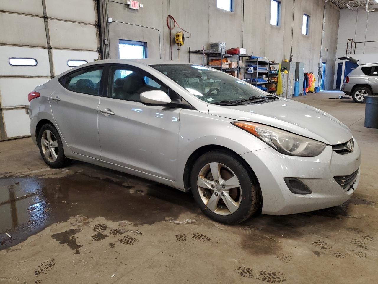 2011 Hyundai Elantra VIN KMHDH4AE5BU140029 Copart auction photo, front end damage thumbnail 4