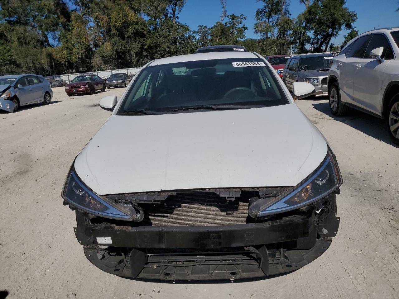 2019 Hyundai Elantra VIN 5NPD74LF0KH411022 Copart auction photo, rear end / front end damage thumbnail 5