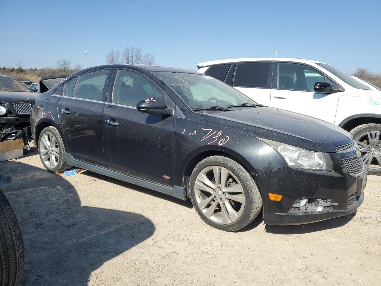 2014 Chevrolet Cruze VIN 1G1PG5SB3E7241998 Copart auction photo, rear end / front end damage thumbnail 4