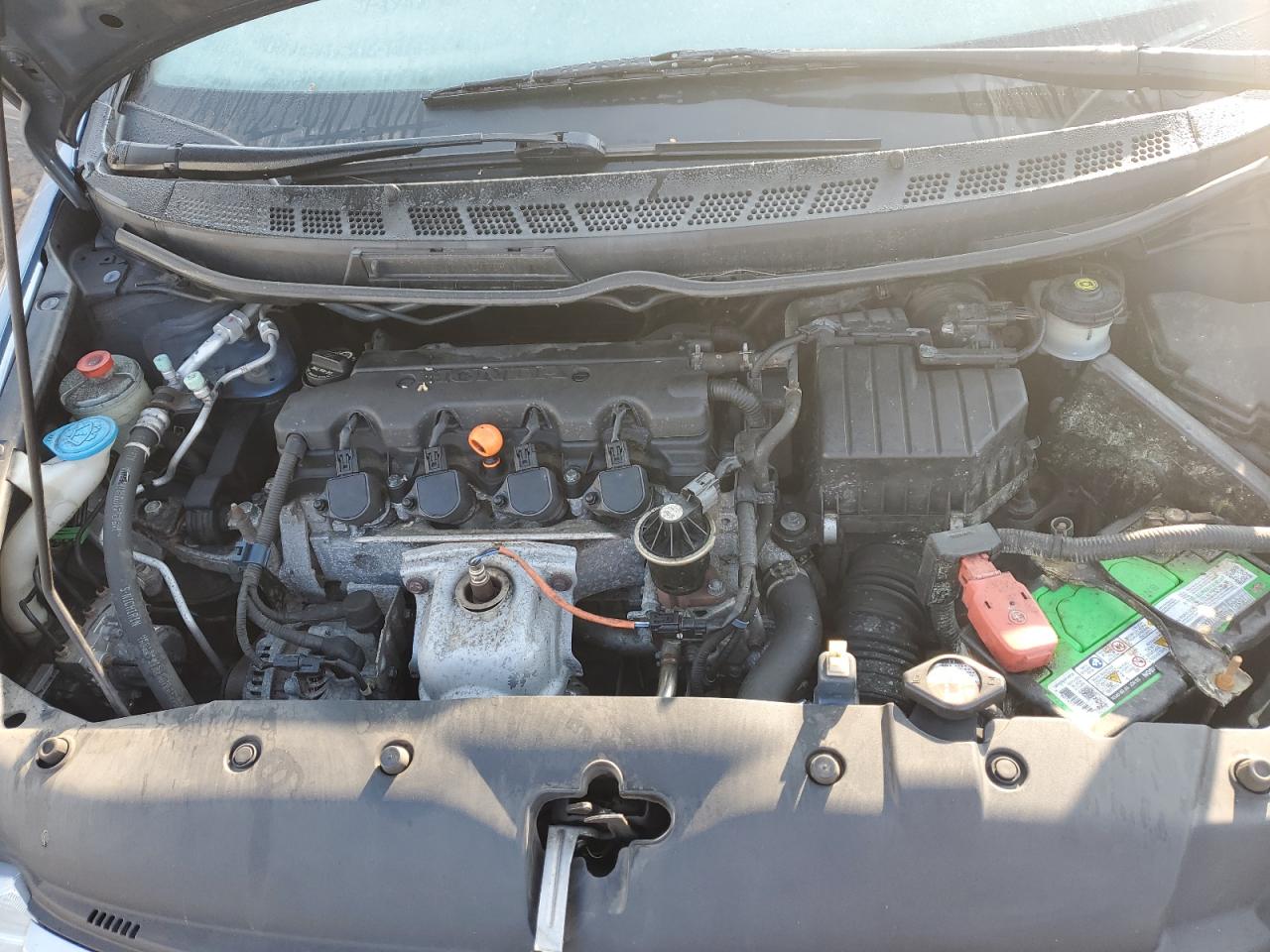 2010 Honda Civic VIN 2HGFA1F56AH581051 Copart auction photo, rear end damage thumbnail 11