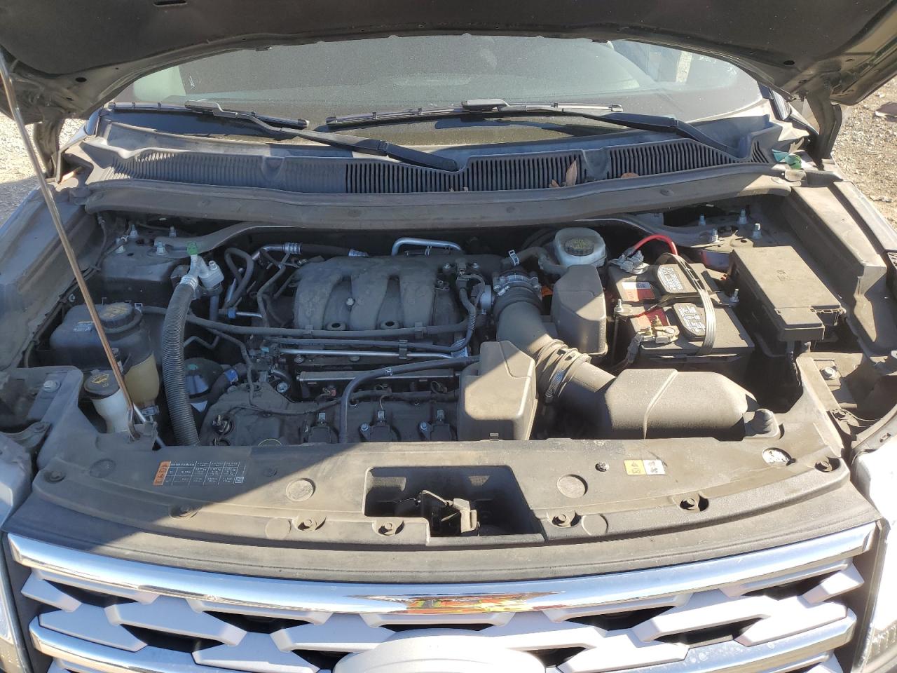 2019 Ford Explorer VIN 1FM5K7D82KGA09572 Copart auction photo, front end / side damage thumbnail 12